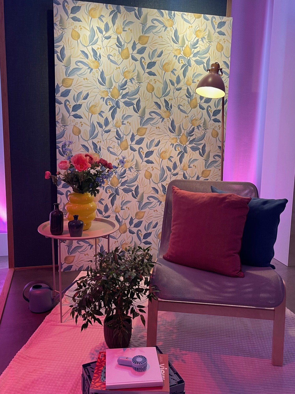Styled roomset from the collection